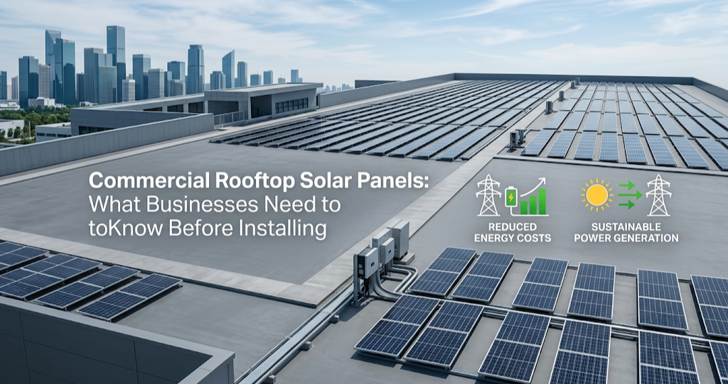 Commercial Rooftop Solar Panels: What Businesses Need to Know Before Installing